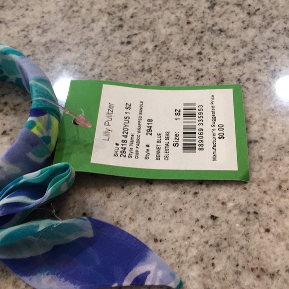 NWT Lilly Pulitzer fabric bracelet - Picture 2 of 4